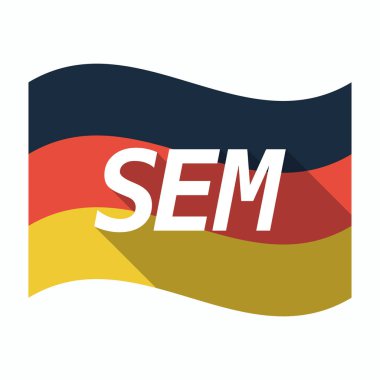 Metin Sem ile izole Alman bayrağı