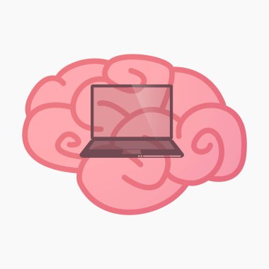 Bir dizüstü bilgisayar ile izole beyin