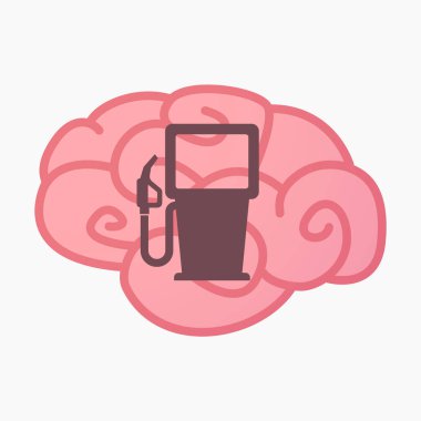 Bir benzin istasyonu ile izole beyin