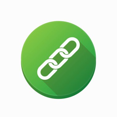 Bir zincir ile izole düğmesi