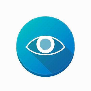 Bir göz ile izole düğmesi