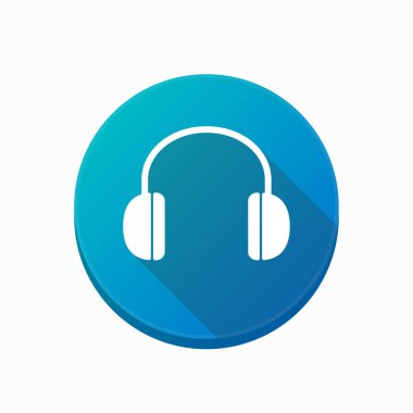 Bir kulaklık ile izole düğmesi