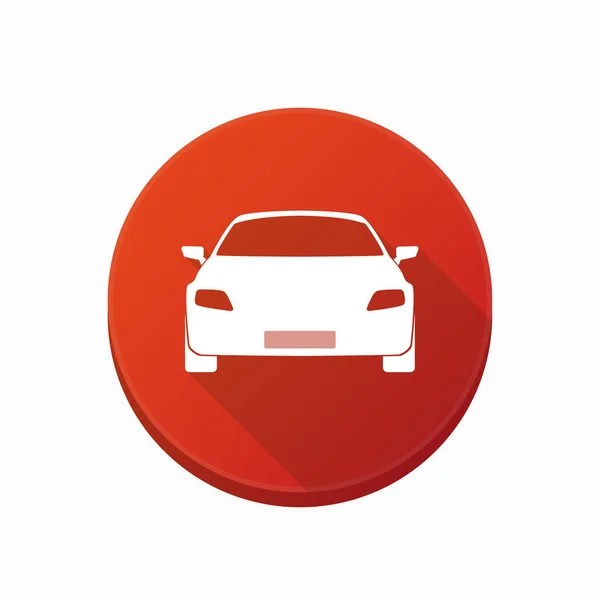 Isolated button with a car — Stock Vector