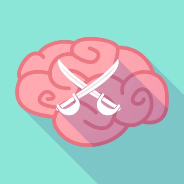 Uzun gölge beyin iki kılıç ile geçti