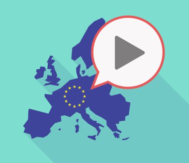 Uzun gölge AB harita oyun işaretiyle