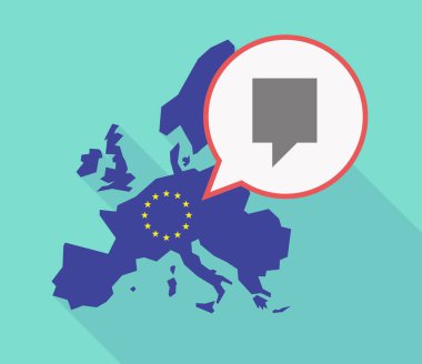 Uzun bir araç ipucu ile gölge AB harita