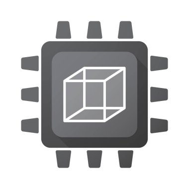 Bir küp işareti ile izole çip