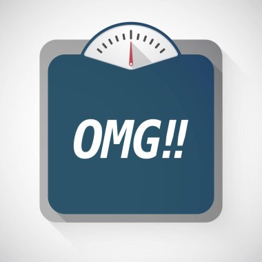 Omg metin ile izole ağırlık ölçek!!