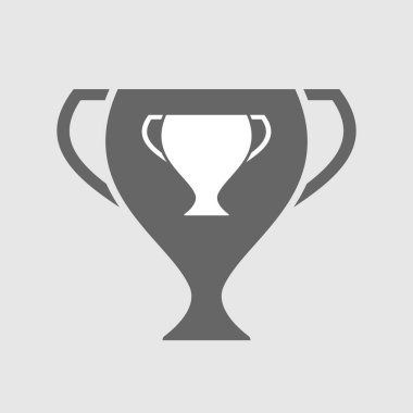 Bir fincan izole Ödülü Kupası