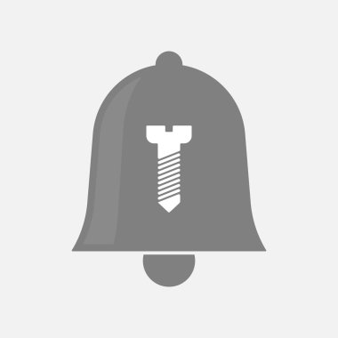 Bir vida ile izole çan