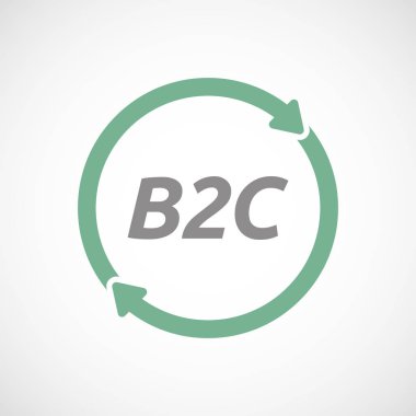 Metin B2c işaretiyle izole yeniden