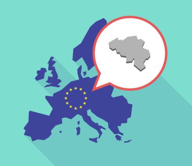 Harita Belçika Haritası ile AB Haritası