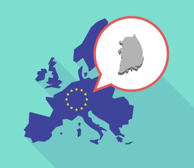 Güney Kore Haritası ile AB harita Haritası