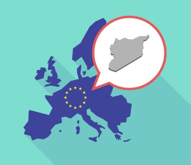 Suriye Haritası ile AB harita Haritası