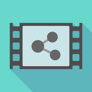 Uzun gölge çerçeve ağ işaretiyle