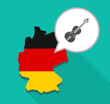 Bir keman ile Almanya Haritası