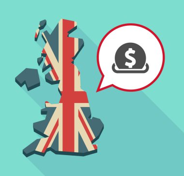 Bir servet girerek bir doları para ile İngiltere'de Haritası