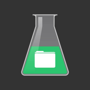 Bir klasör ile izole tüp 