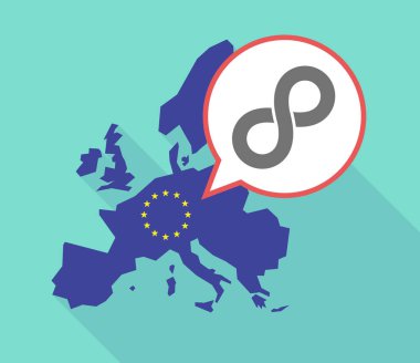 Uzun gölge AB harita sonsuz işareti