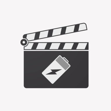 İzole clapper kurulu bir pil ile