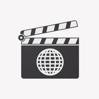 İzole clapper kurulu dünya Küre