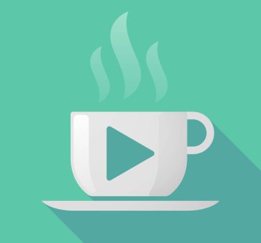 Uzun gölge kupa oyun işaretiyle