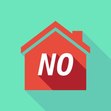 Uzun metin ile ev Hayır gölge