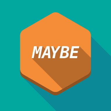 Uzun metin ile altıgen belki gölge