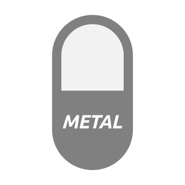 Metal metinle izole hap