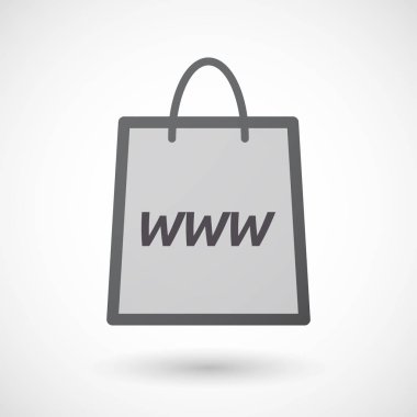 Www metinle izole alışveriş çantası