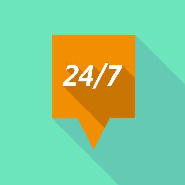 Uzun gölge tooltip metin 24/7 ile