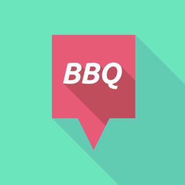 Uzun gölge tooltip metin Barbekü ile