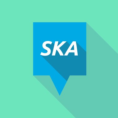 Uzun gölge tooltip metin Ska ile