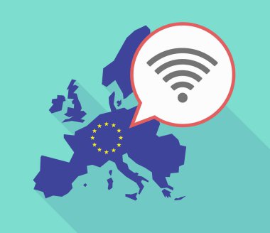 Bir radyo sinyali işareti ile AB harita