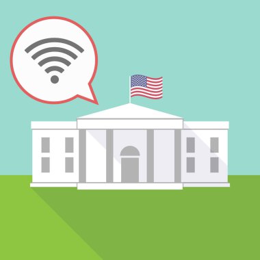 Radyo sinyal işareti olan Beyaz Saray