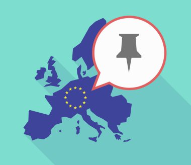 Bir iğneye ile AB harita