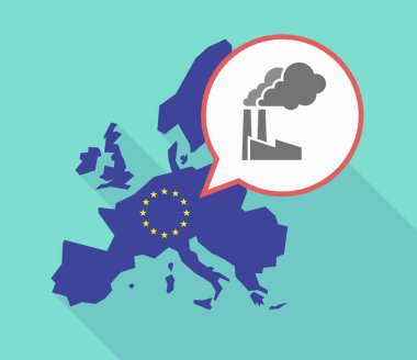 Bir fabrika ile AB harita