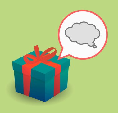 Bir çizgi roman bulut balon ile mevcut