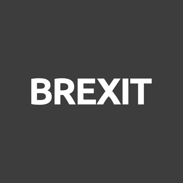 Word の Brexit の分離ベクトル イラスト — ストックベクタ