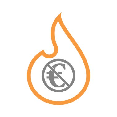 Bir euro ile izole alev oturum izin verilmiyor sinyal 