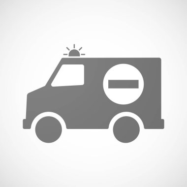 Bir izinsiz giriş sinyal izole ambulans