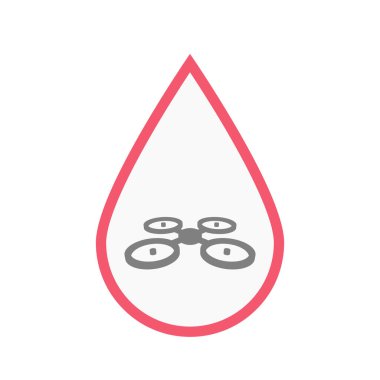 İzole kan damlası ile 