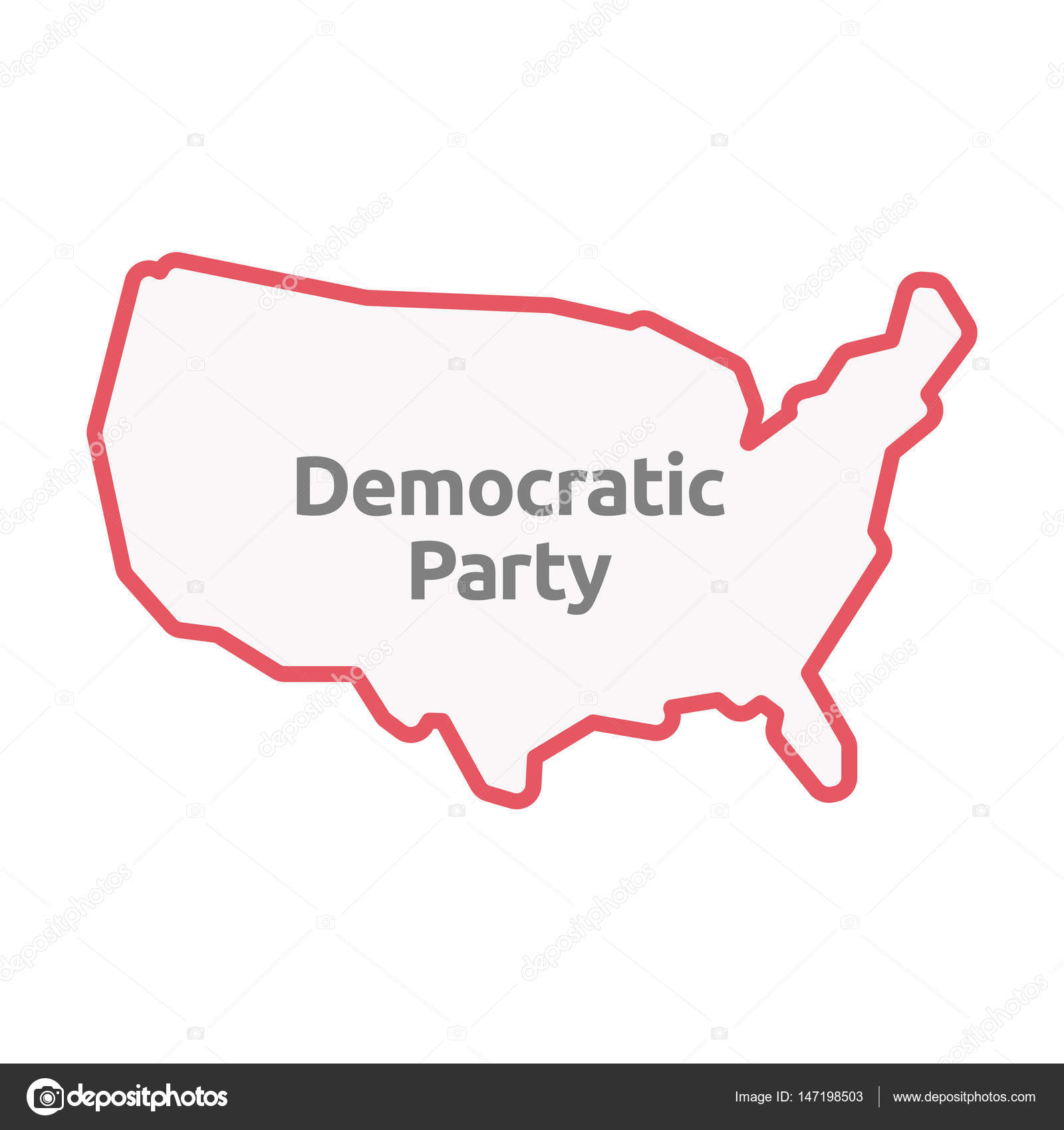Logo partii demokratycznej usa