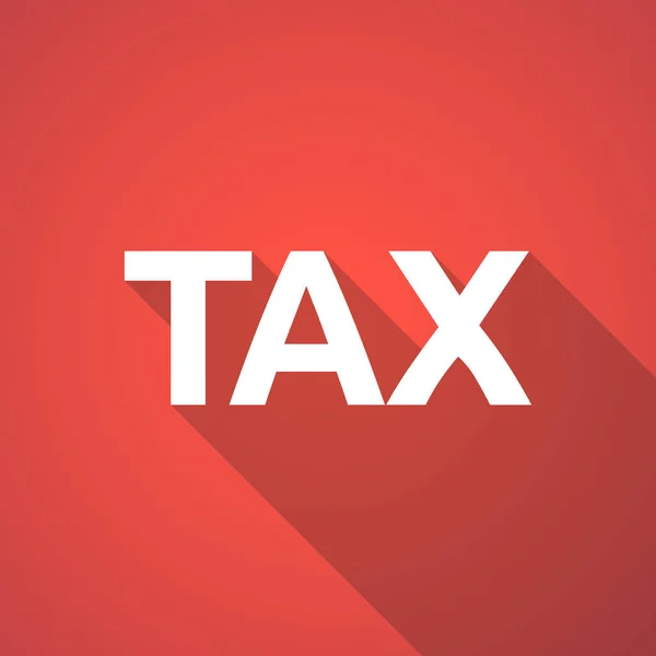 税のテキストのイラスト — ストックベクタ