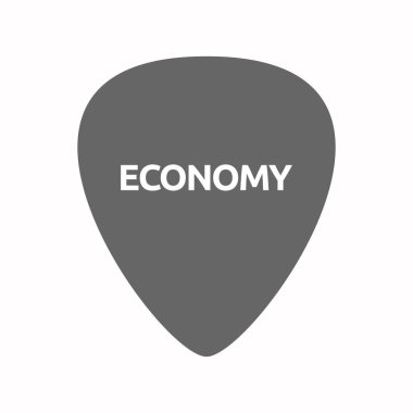 İzole gitar mızrap ekonomi metinle