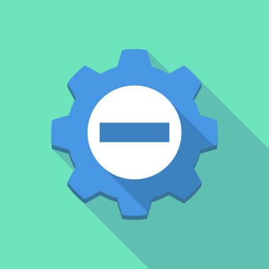 Uzun gölge dişli bir izinsiz giriş sinyal