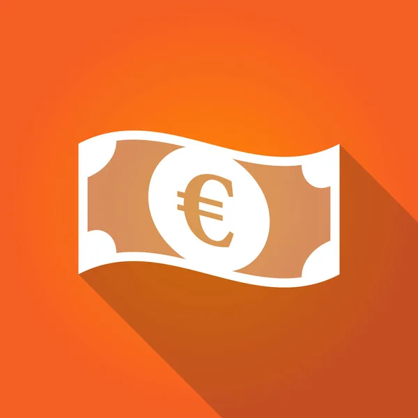 Illustratie van een bankbiljet van euro — Stockvector