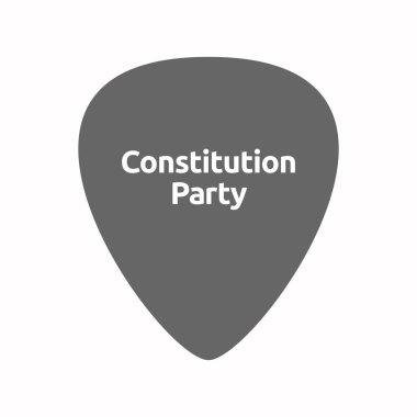 İzole gitar mızrap ile 