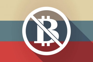 Ong gölge Rusya bayrağı bir bitcoin ile değil izin verilen bir si kayıt
