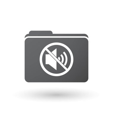 İzole klasör sinyal değil izin verilen bir sinyal bir hoparlör ile 